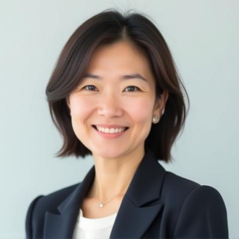 知財戦略の専門家である佐藤明里のポートレート